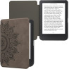 kwmobileÉtui Compatible avec Kobo Clara BW/Colour Coque - Étui à Rabat magnétique tabletteeReader Similicuir - Gris