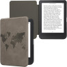 kwmobileÉtui Compatible avec Kobo Clara BW/Colour Coque - Étui à Rabat magnétique tabletteeReader Similicuir - Gris