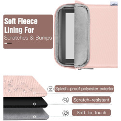 Timovo 6-7 pouces housse pour liseuse, compatible avec nouveau paperblanc/colorsoft signature edition et oasis, étui de protecti