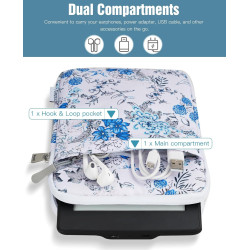 Timovo 6-7 pouces housse pour liseuse, compatible avec nouveau paperblanc/colorsoft signature edition et oasis, étui de protecti