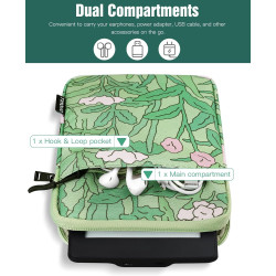 Timovo 6-7 pouces housse pour liseuse, compatible avec nouveau paperblanc/colorsoft signature edition et oasis, étui de protecti