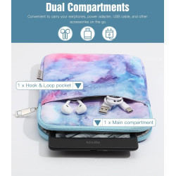 Timovo housse 6-7 pouces pour liseuse, compatible avec nouveau paperblanc/colorsoft signature edition et oasis, étui de protecti