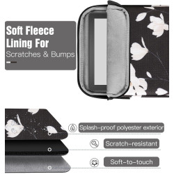 Timovo housse 6-7 pouces pour liseuse, compatible avec nouveau paperblanc/colorsoft signature edition et oasis, étui de protecti