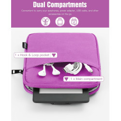 Timovo 6-7 pouces housse pour liseuse, compatible avec nouveau paperblanc/colorsoft signature edition et oasis, étui de protecti
