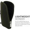kwmobile Housse de Protection pour Liseuse - Étui de Protection 17 x 12 x 2 cm pour E-Reader en Néoprène - Vert foncé