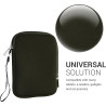 kwmobile Housse de Protection pour Liseuse - Étui de Protection 17 x 12 x 2 cm pour E-Reader en Néoprène - Vert foncé
