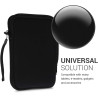 kwmobile Housse de Protection pour Liseuse - Étui de Protection 17 x 12 x 2 cm pour E-Reader en Néoprène - Noir