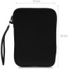 kwmobile Housse de Protection pour Liseuse - Étui de Protection 17 x 12 x 2 cm pour E-Reader en Néoprène - Noir