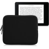 kwmobile Housse de Protection pour Liseuse - Étui de Protection 17,5 x 14,7 cm pour E-Reader en Néoprène - Noir