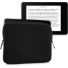 kwmobile Housse de Protection pour Liseuse - Étui de Protection 17,5 x 14,7 cm pour E-Reader en Néoprène - Noir