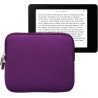 kwmobile Housse de Protection pour Liseuse - Étui de Protection 17,5 x 14,7 cm pour E-Reader en Néoprène - Violet