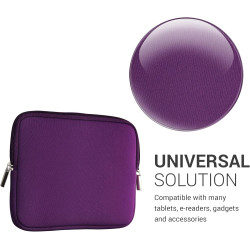 kwmobile Housse de Protection pour Liseuse - Étui de Protection 17,5 x 14,7 cm pour E-Reader en Néoprène - Violet