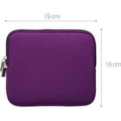kwmobile Housse de Protection pour Liseuse - Étui de Protection 17,5 x 14,7 cm pour E-Reader en Néoprène - Violet