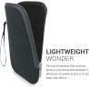 kwmobile Housse de Protection pour Liseuse - Étui de Protection 17 x 12 x 2 cm pour E-Reader en Néoprène - Gris