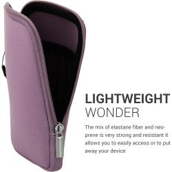 kwmobile Housse de Protection pour Liseuse - Étui de Protection 17 x 12 x 2 cm pour E-Reader en Néoprène - Lavande