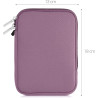 kwmobile Housse de Protection pour Liseuse - Étui de Protection 17 x 12 x 2 cm pour E-Reader en Néoprène - Lavande