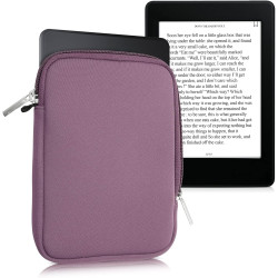 kwmobile Housse de Protection pour Liseuse - Étui de Protection 17 x 12 x 2 cm pour E-Reader en Néoprène - Lavande