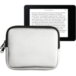 kwmobile Housse de Protection pour Liseuse - Étui de Protection 17,5 x 14,7 cm pour E-Reader en Néoprène - argenté