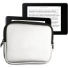 kwmobile Housse de Protection pour Liseuse - Étui de Protection 17,5 x 14,7 cm pour E-Reader en Néoprène - argenté