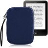 kwmobile Housse de Protection pour Liseuse - Étui de Protection 17 x 12 x 2 cm pour E-Reader en Néoprène - Bleu foncé