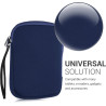 kwmobile Housse de Protection pour Liseuse - Étui de Protection 17 x 12 x 2 cm pour E-Reader en Néoprène - Bleu foncé