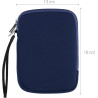 kwmobile Housse de Protection pour Liseuse - Étui de Protection 17 x 12 x 2 cm pour E-Reader en Néoprène - Bleu foncé