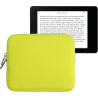 kwmobile Housse de Protection pour Liseuse - Étui de Protection 17,5 x 14,7 cm pour E-Reader en Néoprène - Jaune