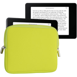 kwmobile Housse de Protection pour Liseuse - Étui de Protection 17,5 x 14,7 cm pour E-Reader en Néoprène - Jaune