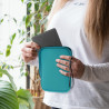 kwmobile Housse de Protection pour Liseuse - Étui de Protection 17 x 12 x 2 cm pour E-Reader en Néoprène - pétrole