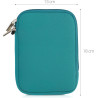 kwmobile Housse de Protection pour Liseuse - Étui de Protection 17 x 12 x 2 cm pour E-Reader en Néoprène - pétrole