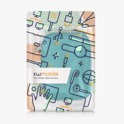 kwmobile Housse de Protection pour Liseuse - Étui de Protection 17 x 12 x 2 cm pour E-Reader en Néoprène - pétrole
