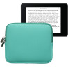 kwmobile Housse de Protection pour Liseuse - Étui de Protection 17,5 x 14,7 cm pour E-Reader en Néoprène - Menthe glaciale