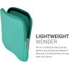 kwmobile Housse de Protection pour Liseuse - Étui de Protection 17,5 x 14,7 cm pour E-Reader en Néoprène - Menthe glaciale