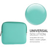 kwmobile Housse de Protection pour Liseuse - Étui de Protection 17,5 x 14,7 cm pour E-Reader en Néoprène - Menthe glaciale