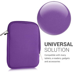 kwmobile Housse de Protection pour Liseuse - Étui de Protection 17 x 12 x 2 cm pour E-Reader en Néoprène - Violet