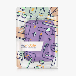 kwmobile Housse de Protection pour Liseuse - Étui de Protection 17 x 12 x 2 cm pour E-Reader en Néoprène - Violet