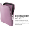 kwmobile Housse de Protection pour Liseuse - Étui de Protection 17,5 x 14,7 x 1 cm pour E-Reader en Néoprène - Lavande