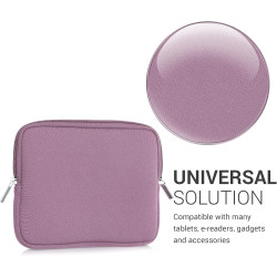 kwmobile Housse de Protection pour Liseuse - Étui de Protection 17,5 x 14,7 x 1 cm pour E-Reader en Néoprène - Lavande