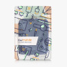 kwmobile Housse de Protection pour Liseuse - Étui de Protection 17,5 x 14,7 cm pour E-Reader en Néoprène - Bleu foncé
