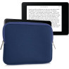 kwmobile Housse de Protection pour Liseuse - Étui de Protection 17,5 x 14,7 cm pour E-Reader en Néoprène - Bleu foncé