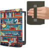 kwmobile Étui Compatible avec Pocketbook InkPad 4 / Color 3 / Color 2 Coque - Étui à Rabat magnétique Tablette eReader Similicui