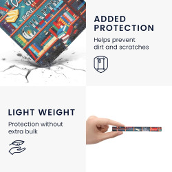 kwmobile Étui Compatible avec Pocketbook InkPad 4 / Color 3 / Color 2 Coque - Étui à Rabat magnétique Tablette eReader Similicui