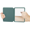 Coque de Protection Snap-on avec Veille/Réveil Auto pour Kindle 8e Génération 6" (Sortie 2016) - Fond Transparent Vert Minuit