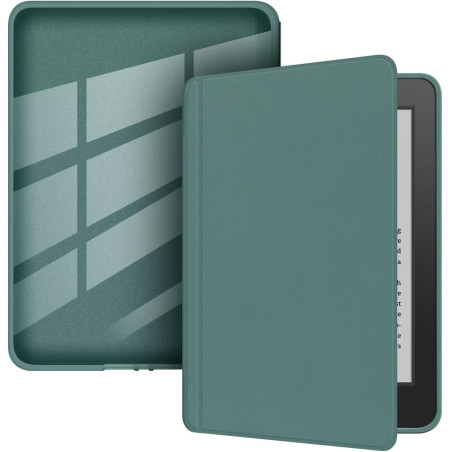 Coque de protection snap-on avec veille/réveil auto pour kindle paperblanc 11e génération 6" (sortie 2021) - fond transparent ve