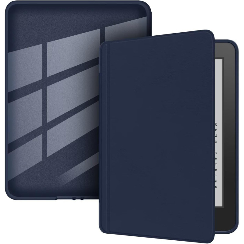 Coque de protection snap-on avec veille/réveil auto pour kindle paperblanc 5e/6e/7e génération 6" (sortie 2012/2013/2015) - fond