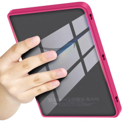 Coque de Protection Snap-on avec Veille/Réveil Auto pour Kindle 8e Génération 6" (Sortie 2016) - Fond Transparent Framboise
