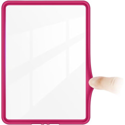 Coque de Protection Snap-on avec Veille/Réveil Auto pour Kindle 8e Génération 6" (Sortie 2016) - Fond Transparent Framboise