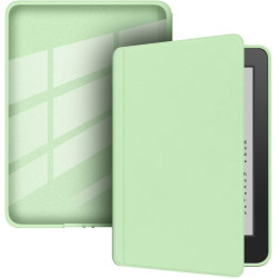 Coque de Protection Snap-on avec Veille/Réveil Auto pour Kindle 8e Génération 6" (Sortie 2016) - Fond Transparent Vert Matcha