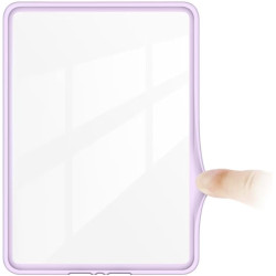 Coque de Protection Snap-on avec Veille/Réveil Auto pour Kindle 8e Génération 6" (Sortie 2016) - Fond Transparent Violet