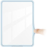 Coque de protection snap-on avec veille/réveil auto pour kindle paperblanc 10e génération 6" (sortie 2018) - fond transparent bl